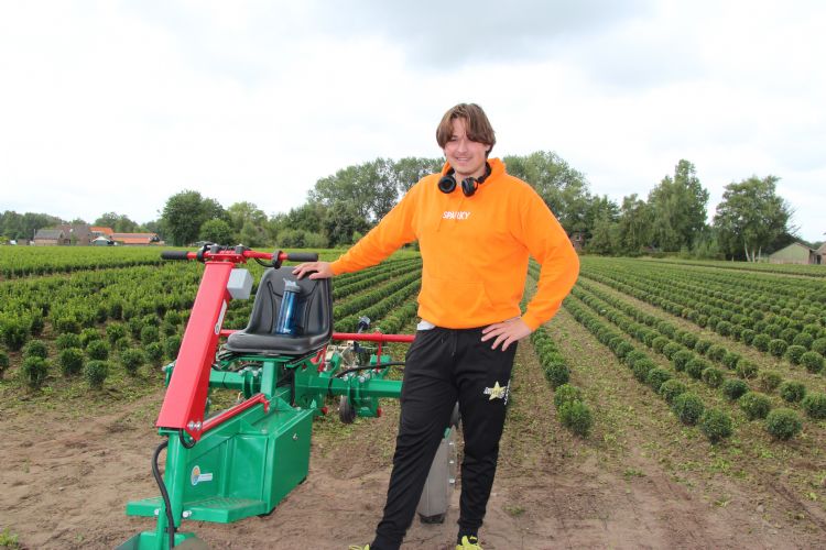 Karsten Kuipers en de Globus E-trike Karsten Kuipers en de Globus E-trike