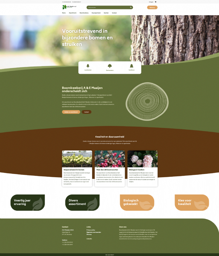 Voor het einde van het jaar is de nieuwe webshop operationeel Voor het einde van het jaar is de nieuwe webshop operationeel