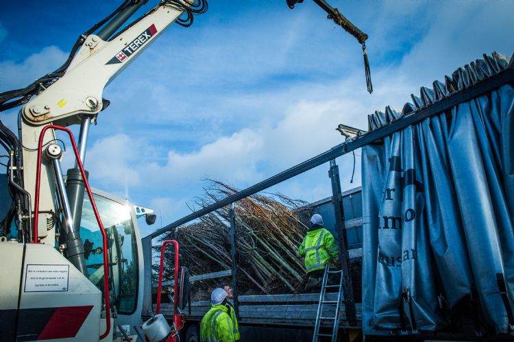 Ook het inladen voor transport vraagt om concentratie. Ook het inladen voor transport vraagt om concentratie.