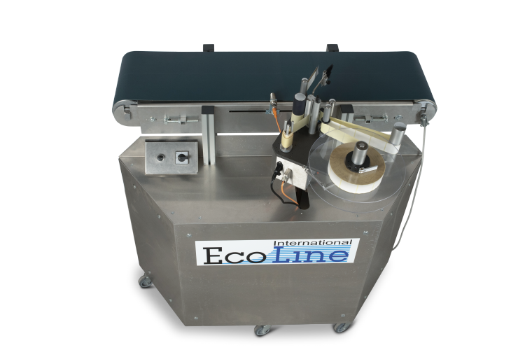 EcoLine labelingmachine inclusief rvs-systeem transportband