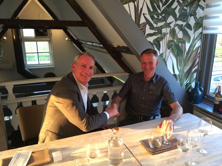 Jan Willem Griep (l) en Jos Straathof