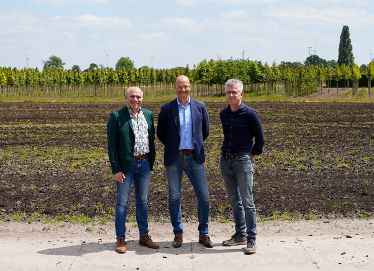 Van links naar rechts: David Bömer, Corné de Vooght en Erik Bastiaensen