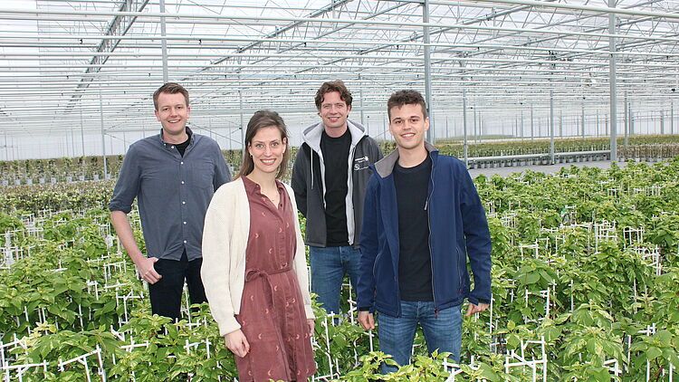 Koen de Boer, Manon Kuijf, Bas Hoogeveen en Frank van der Salm (v.l.n.r.) werken mee aan het programma voor de Jongerendag