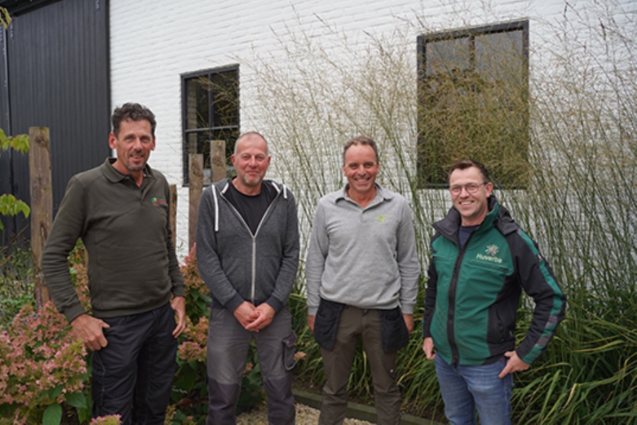 Herman Verwoert (Gebr. H. en J.C. Verwoert), Maas Huibers (G & M Groen), Cees Tijssen (Izak Mauritz Boomkwekerijen) en Gijsbert Arends (Huverba) zijn alle vier lid van de Boomteelt Studieclub Opheusden