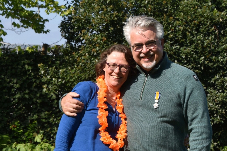 Charl Goossens met zijn vrouw Gerda