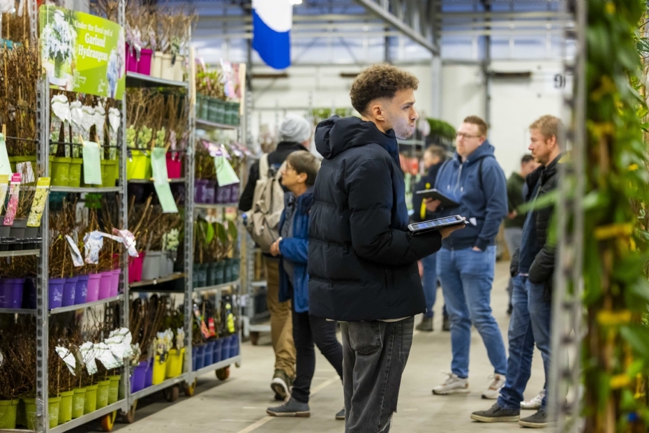 Tijdens de PlantariumGroen-Direkt voojaarsbeurs