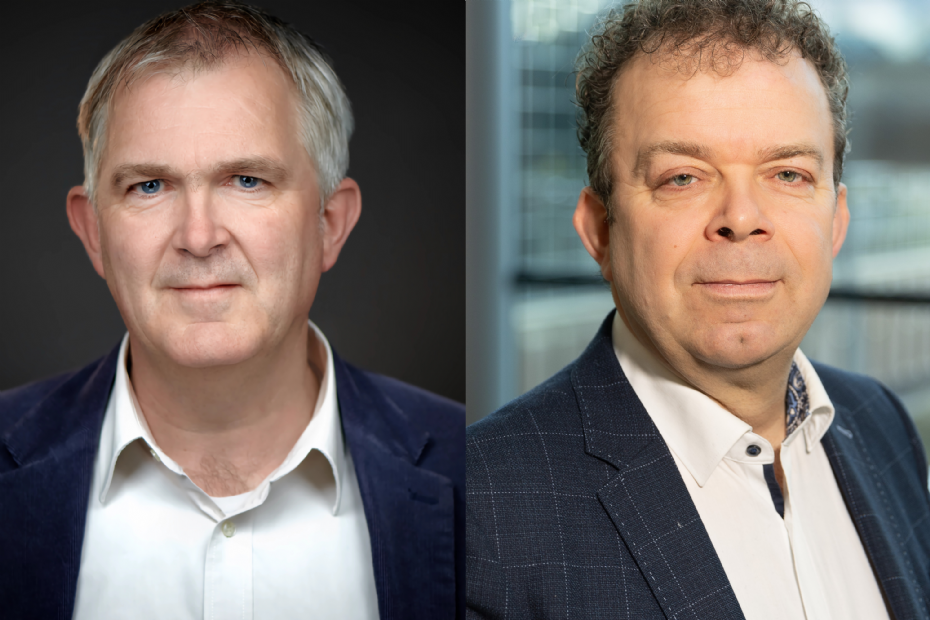 René Dekkers (links) en Bernd Feenstra