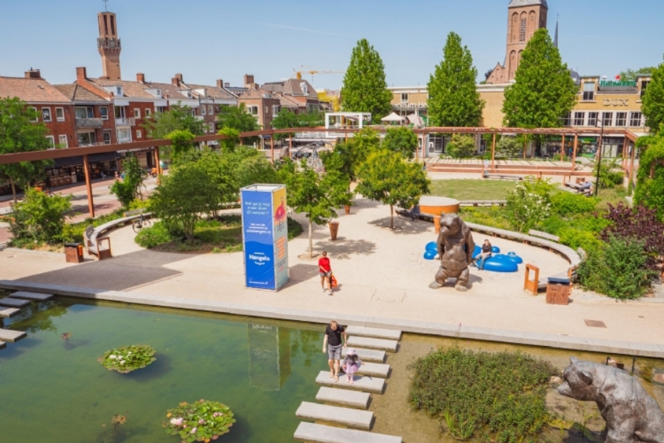 Overzicht van het Marktplein